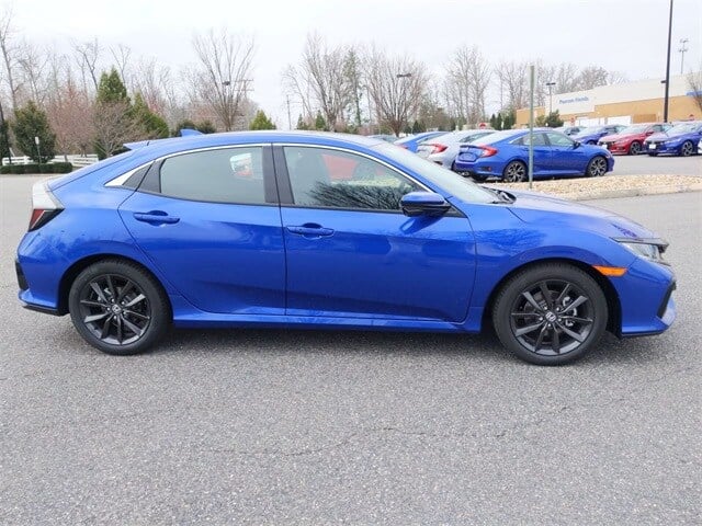 2020 Aegean Blue Honda Civic Hatchback