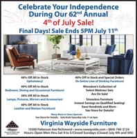 VIRGINIA WAYSIDE FURNITURE, VIRGINIA WAYSIDE