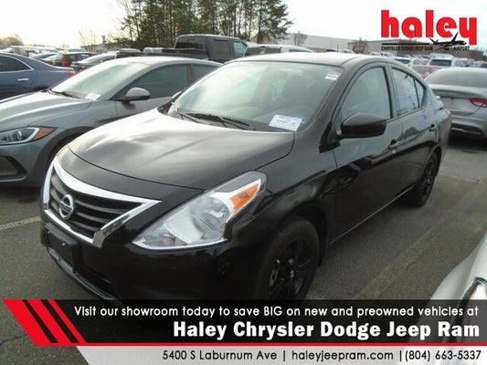 black 2019 nissan versa