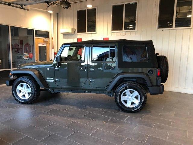 2016 Green Jeep Wrangler Unlimited