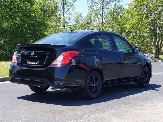 black 2019 nissan versa