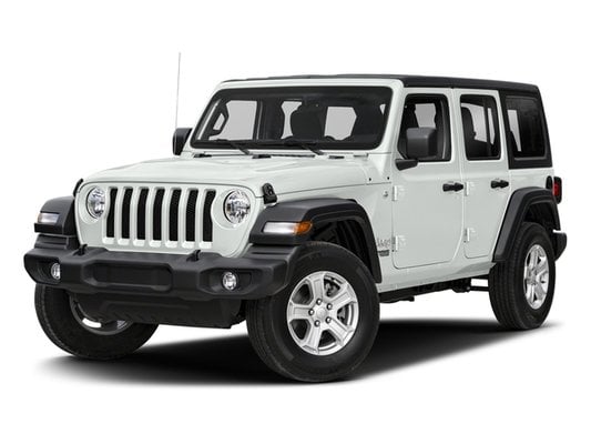 White jeep retailer wrangler 2018