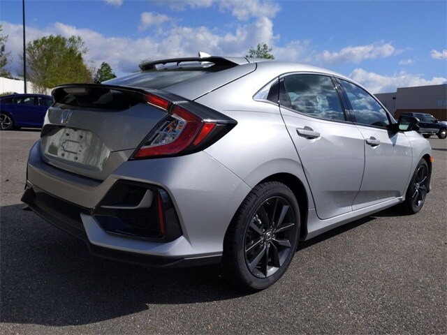 2020 Lunar Silver Honda Civic Hatchback