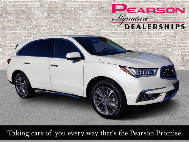2018 White Diamond Pearl Acura MDX