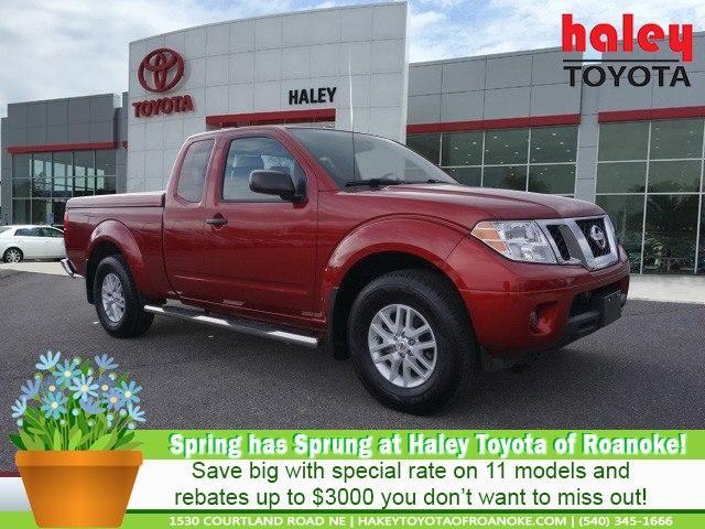 lava red nissan frontier