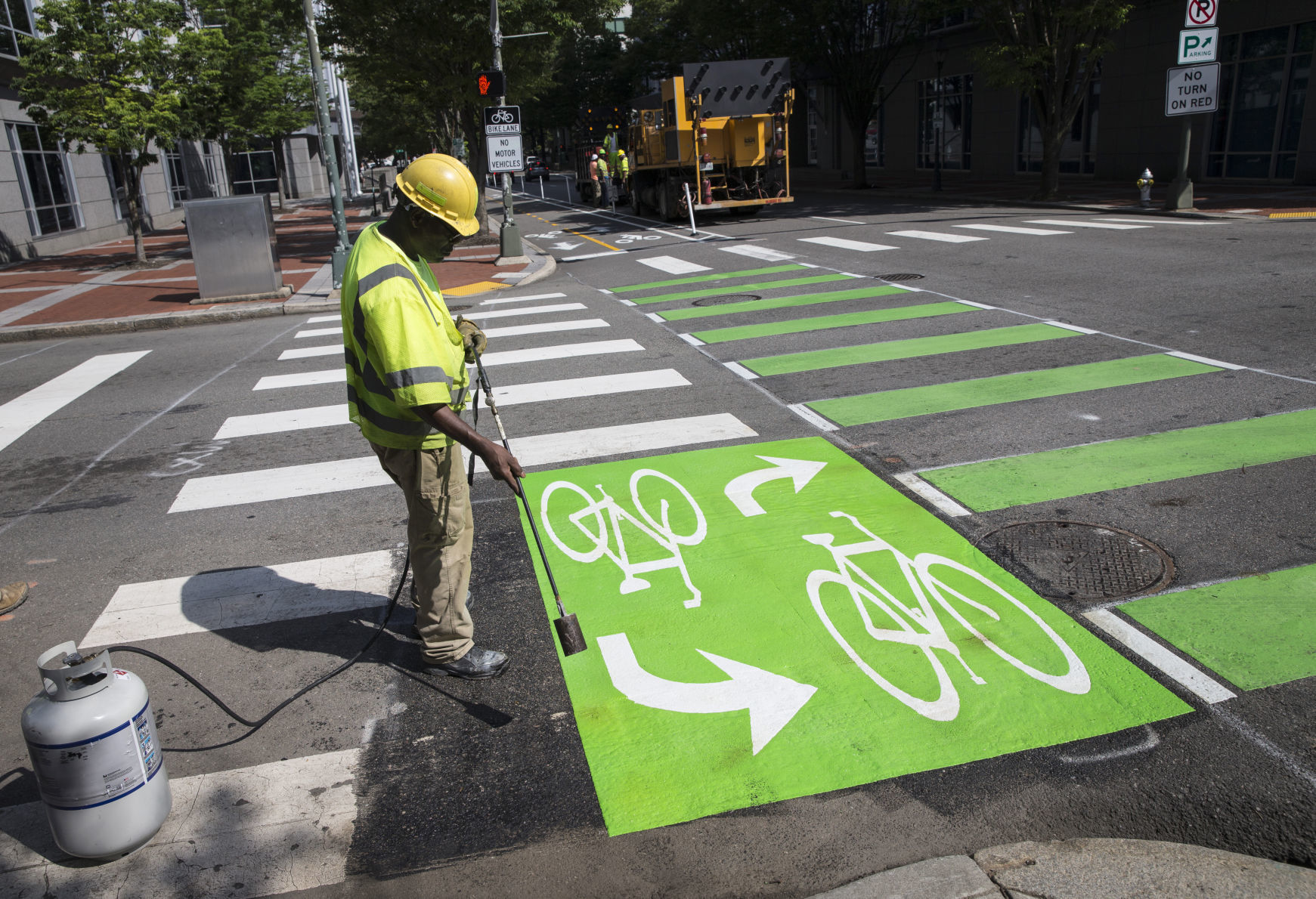 two way bike lane