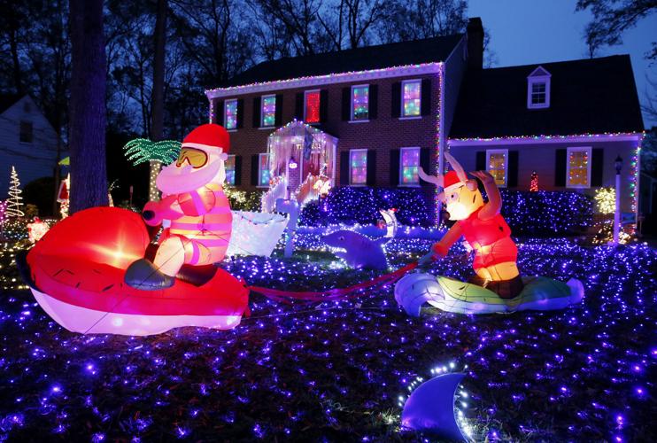 Tacky Lights at 12618 Dawnridge Court, Midlothian