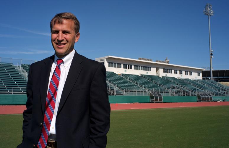 Jon Lugbill Sports Backers leader gets people moving