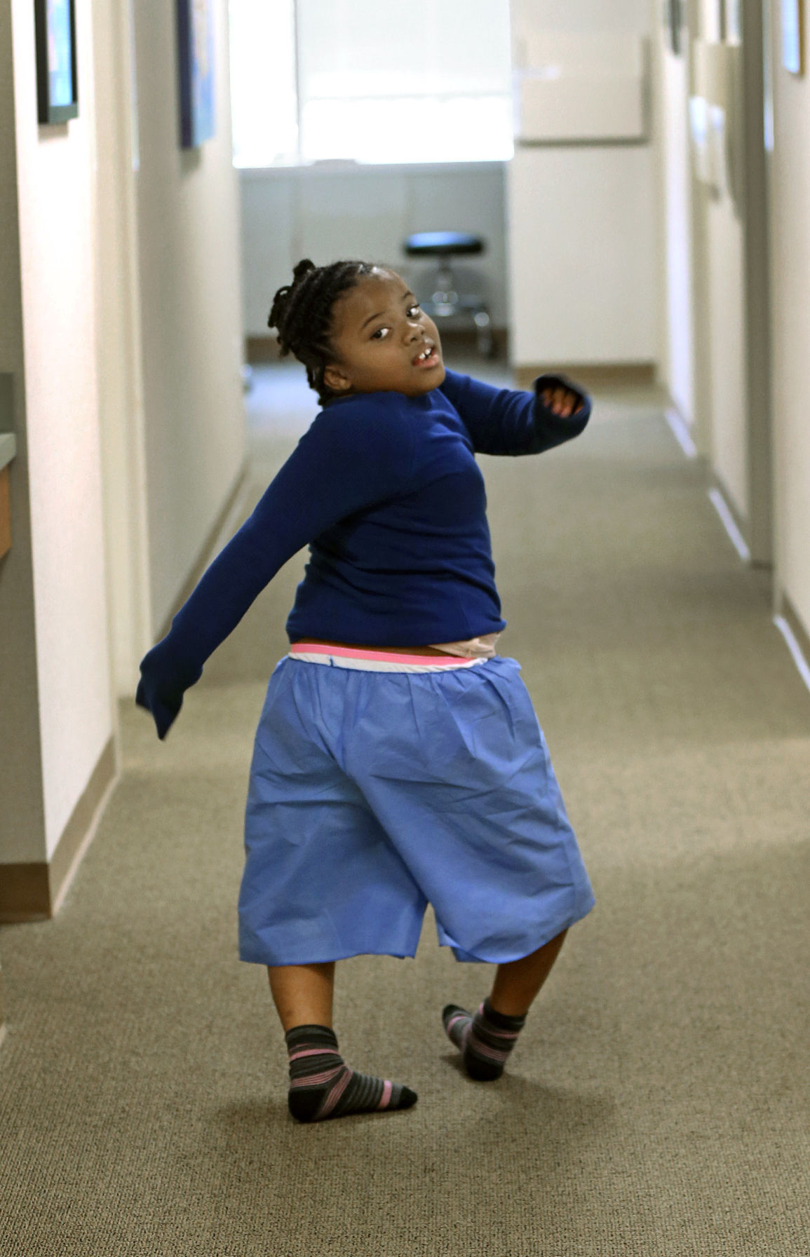 PHOTOS 7yearold girls with bowed legs get care through World Pediatric Project
