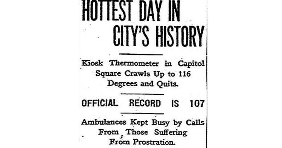 From the Archives: Richmond's hottest day was more than 100 years ago