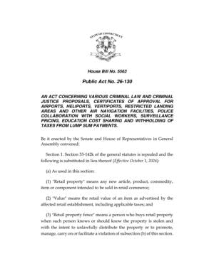 Connecticut surveillance pricing law