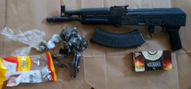 AK-47 type pistol seized