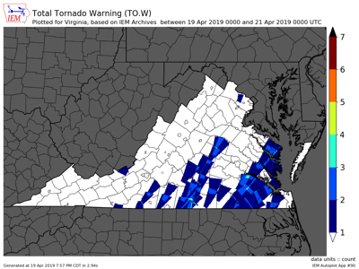 Tornado warnings