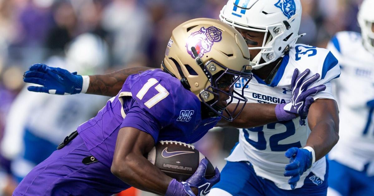 Aggressives JMU-Football-Team überrollt Georgia State und bleibt ...