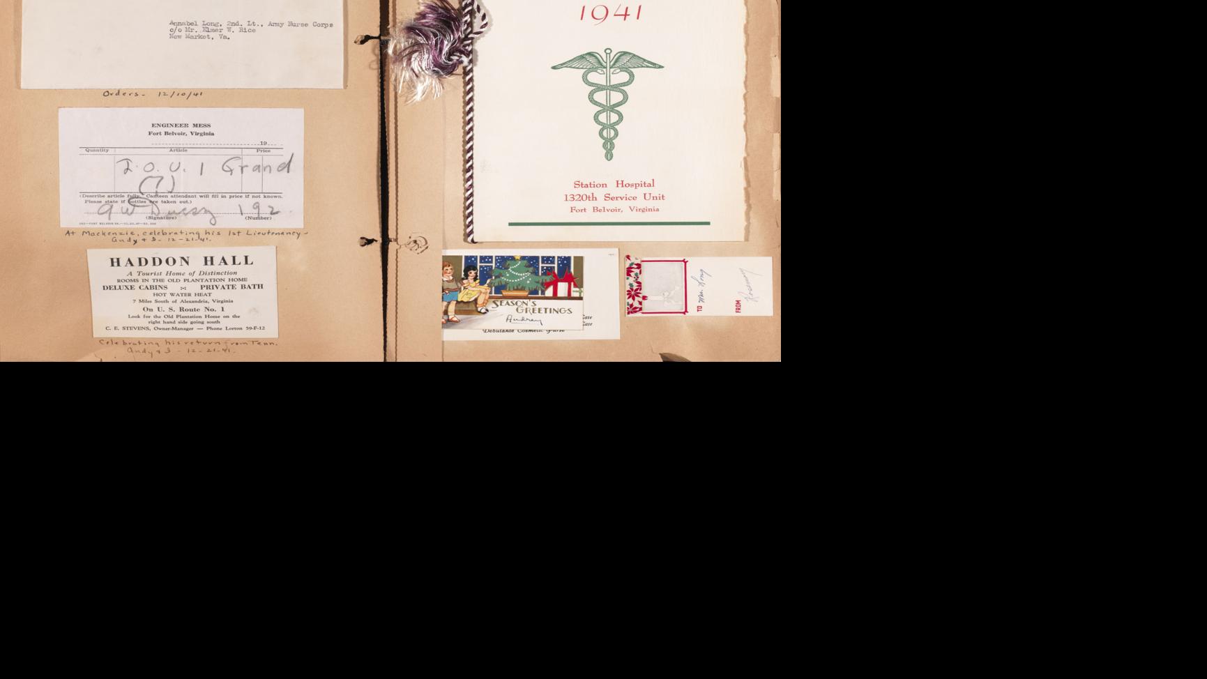 Artifact Spotlight 1940s Military Nurse S Scrapbook Discover