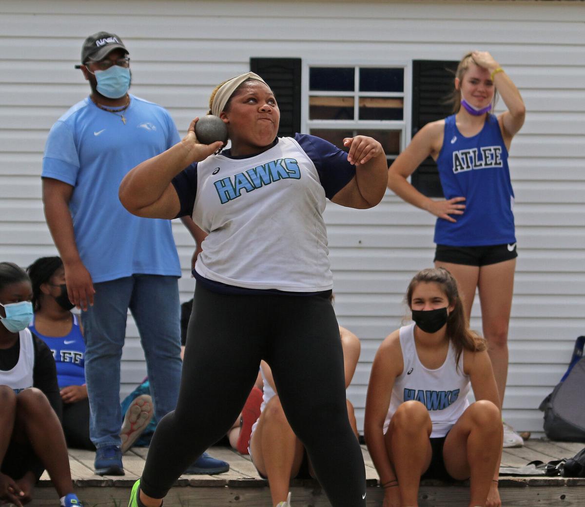 Hanover County quad: Turner hurls the farthest