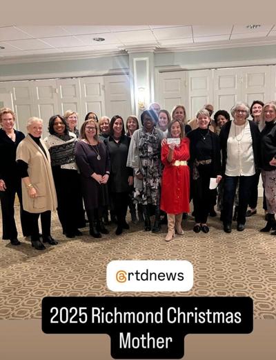Women donate to the Richmond Christmas Mother Fund