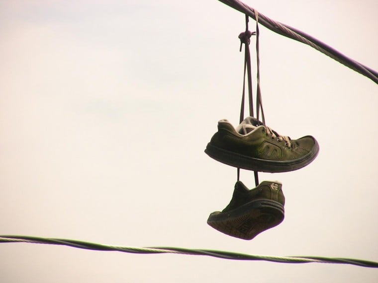 Sneakers on Power Lines | A Random shot from outside my apar… | Flickr