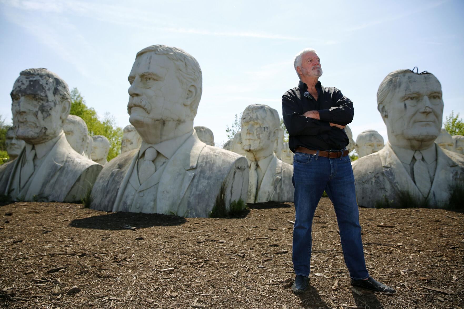 Virginia's enormous presidential heads are getting new park