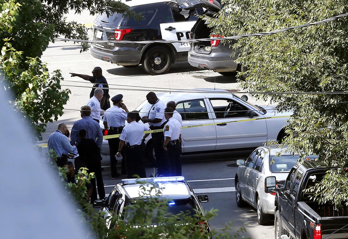 PHOTOS from the scene of Third and Main streets in downtown Richmond