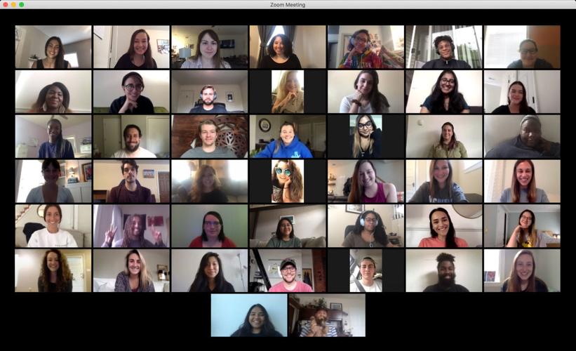 The Carriage House Zoom call