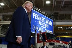 U.S. President Trump visits Pennsylvania