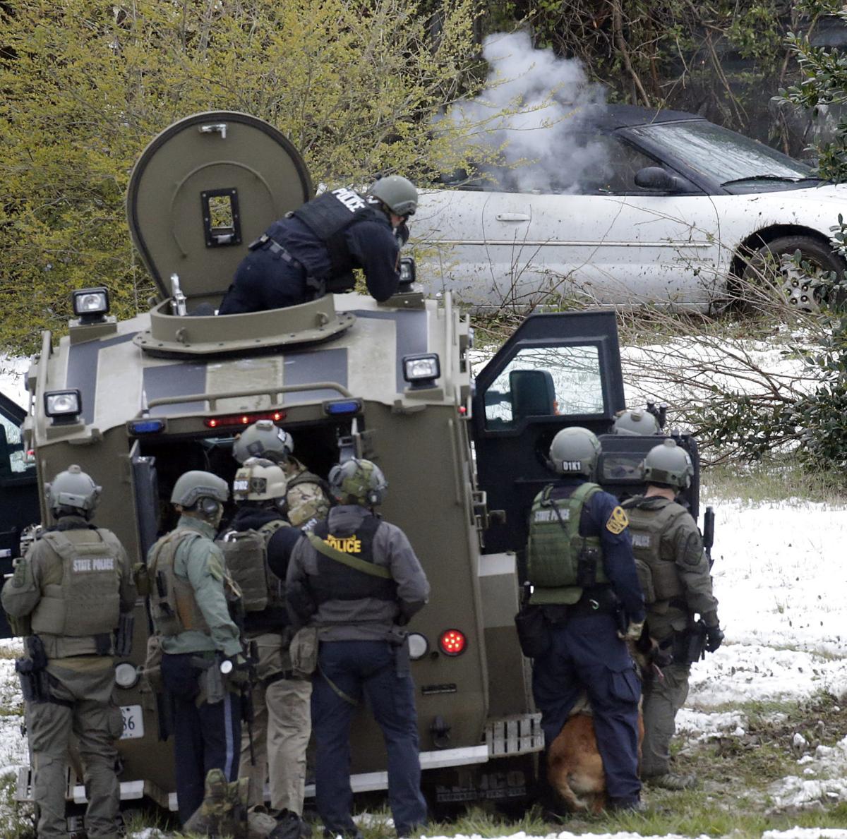 I95 standoff ends with SWAT team deploying tactical charges and K9