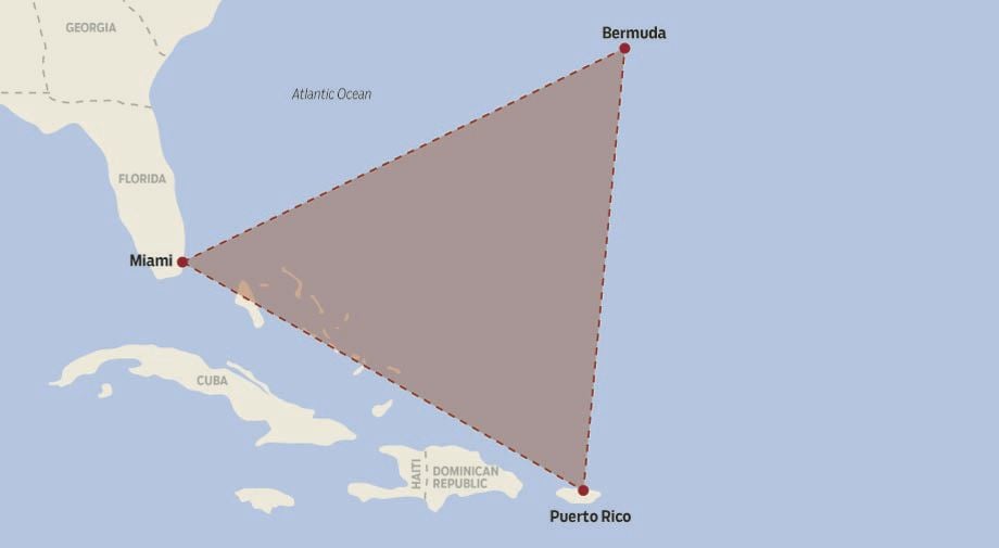 map of bermuda triangle The Mystery Of The Bermuda Triangle Richmond Com