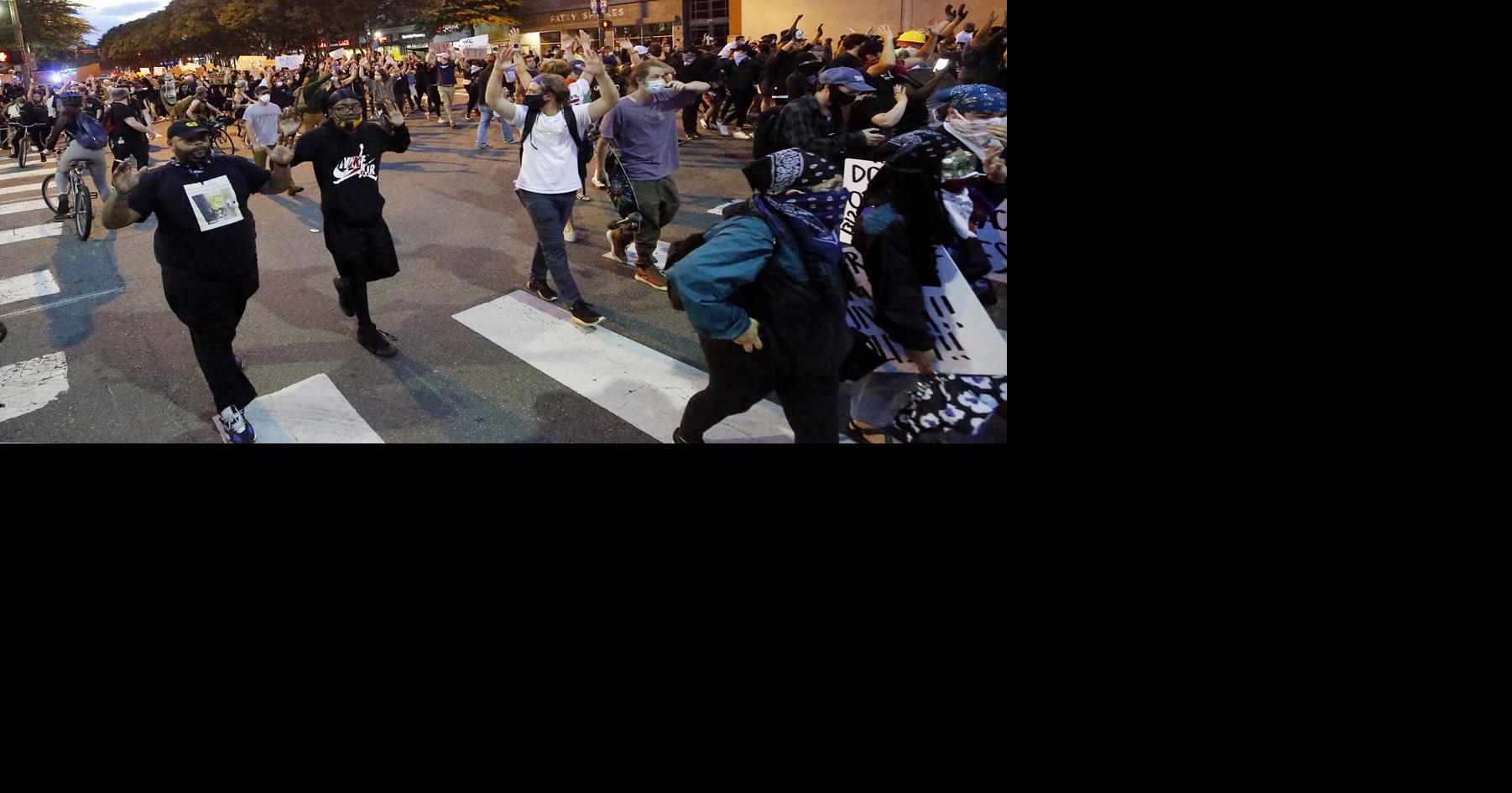 UPDATE: Approximately 2 dozen demonstrators detained after 9 p.m ...