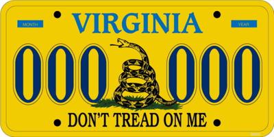 ‘Don’t Tread on Me’ license plate proves popular in Va.