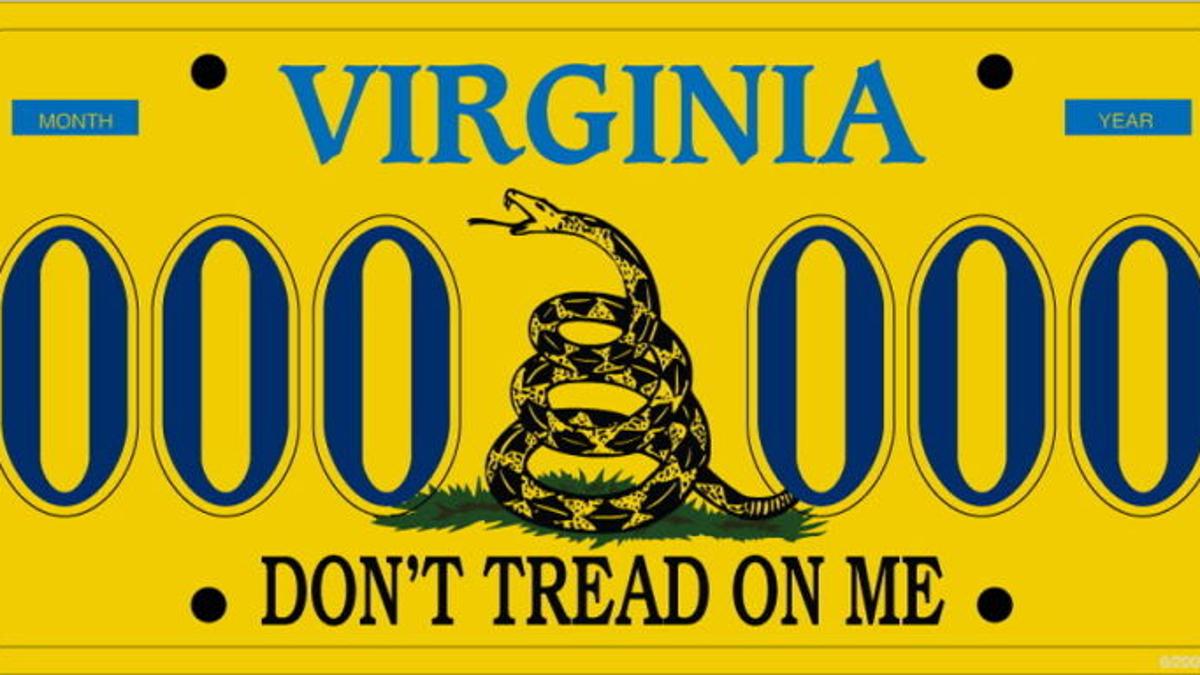 Don T Tread On Me License Plate Proves Popular In Va Richmond Com