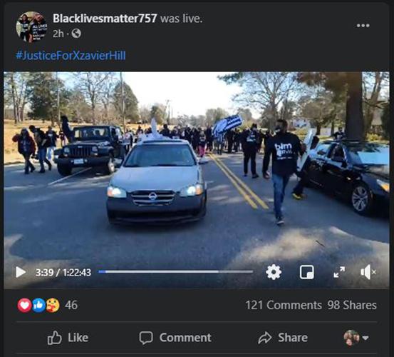 Protesters march in Goochland in support of Charlottesville man fatally