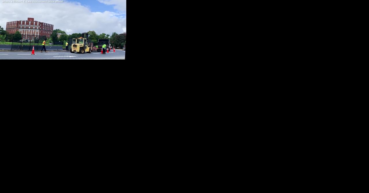 Monument Avenue circle landscaping done after fence removal - Vimarsana News