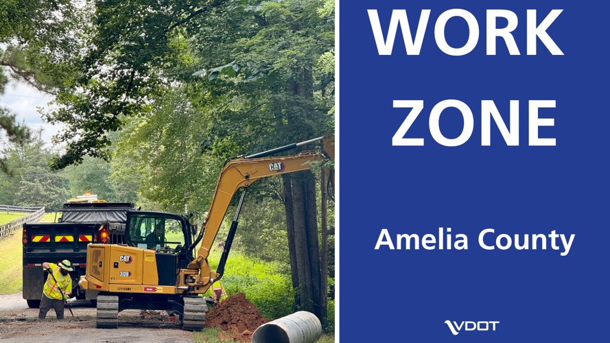 Part of Dennisville Road to close in Amelia County for pipe replacement project