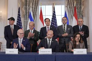 Israel, Lebanon sign framework peace deal after US-mediated talks