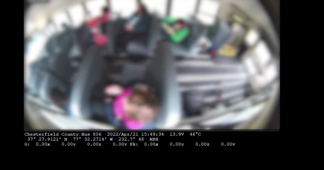 Video of Chesterfield bus crash released