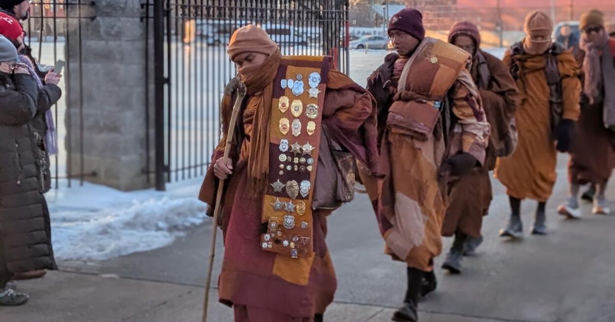 Reader photos: Walk for Peace monks Day 101