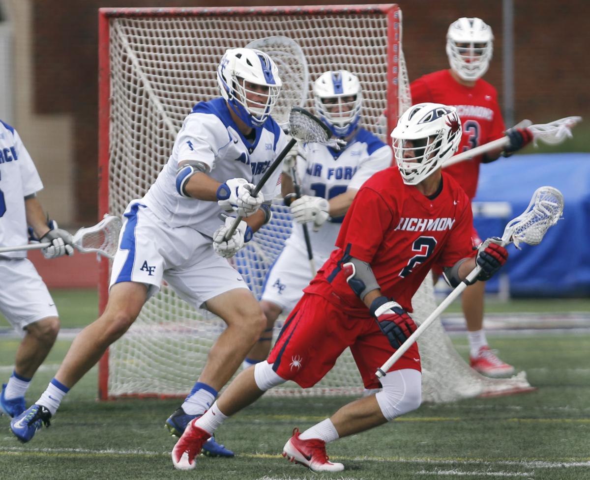 Air Force Shoots Down Spiders Lacrosse Hopes Gallery