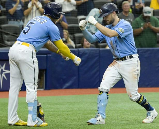 Rays tie record with 13-0 start, rally to beat Red Sox 9-3