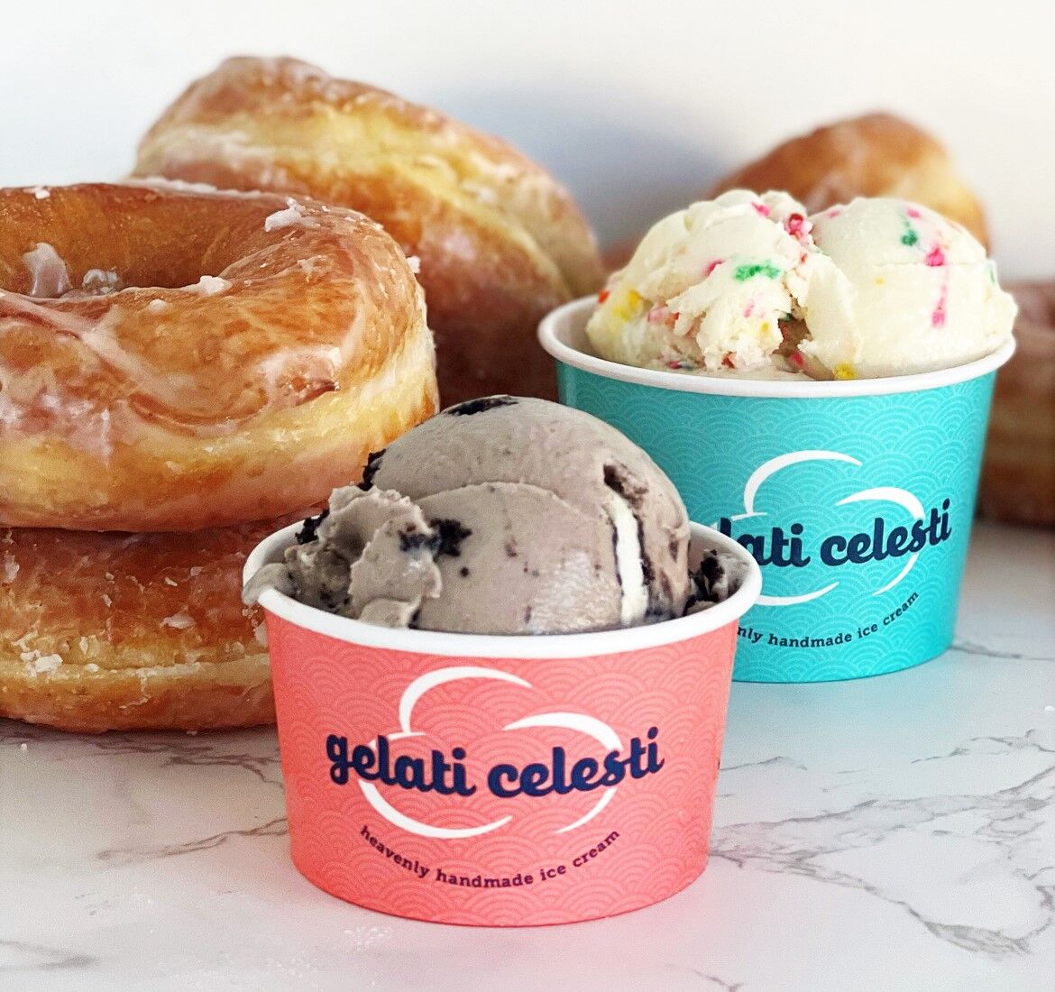 Gelati Celesti to offer free doughnuts on National Ice Cream for Breakfast Day to customers in