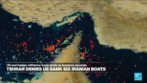 Iran fires 'warning shots' as US Navy says its ships entered Gulf via Hormuz