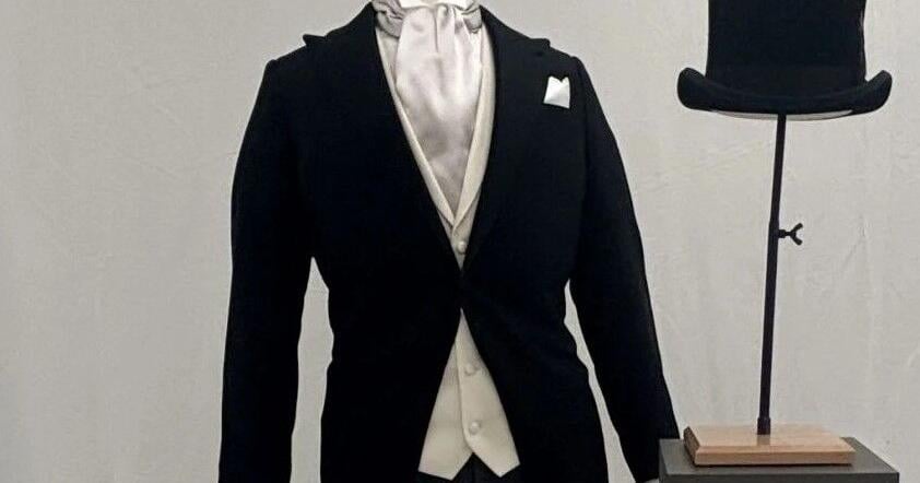 First Gentleman's outfit on display at the Valentine Museum
