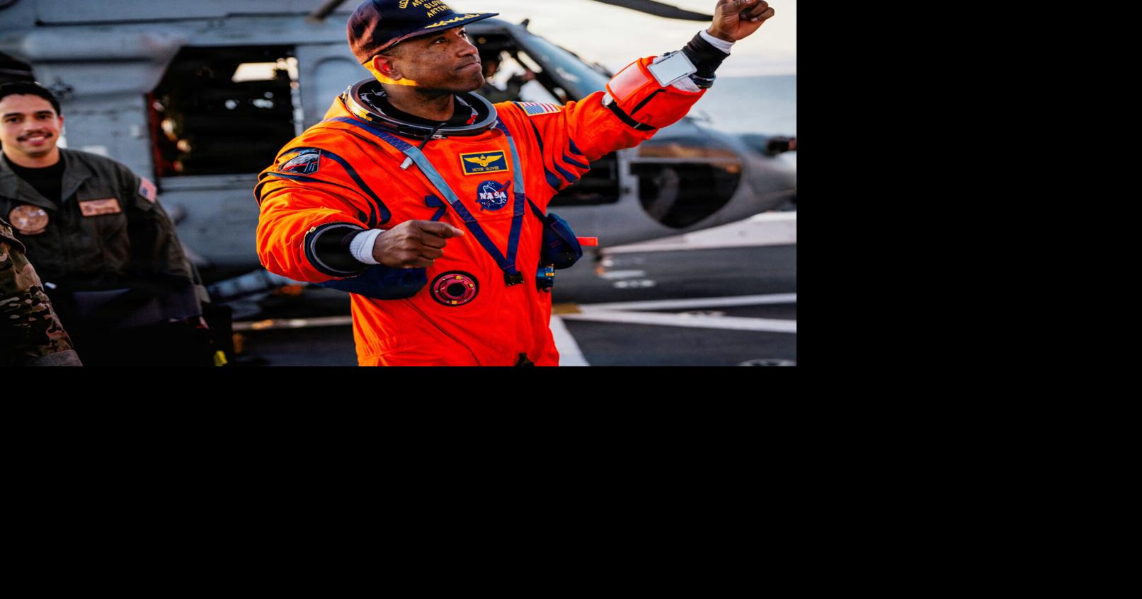 Circling the moon, a Black astronaut inspires millions