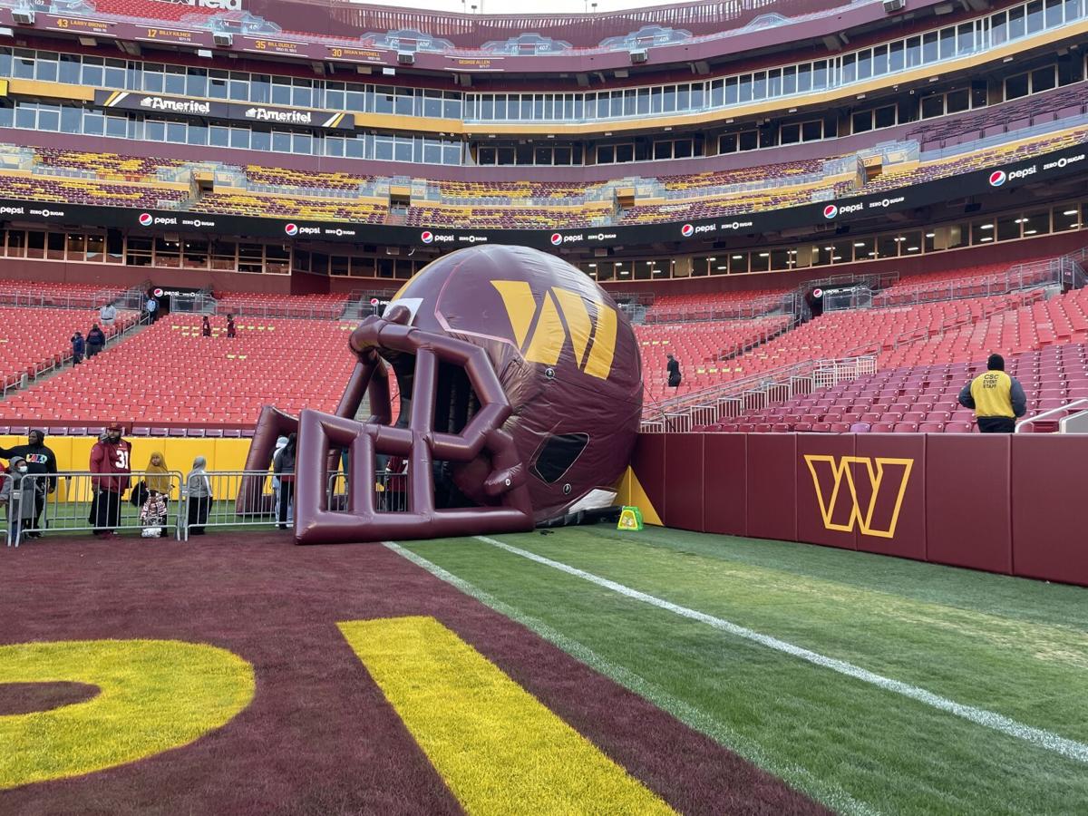 Featured in End Zone at Washington Commanders Game as Fedex Customer