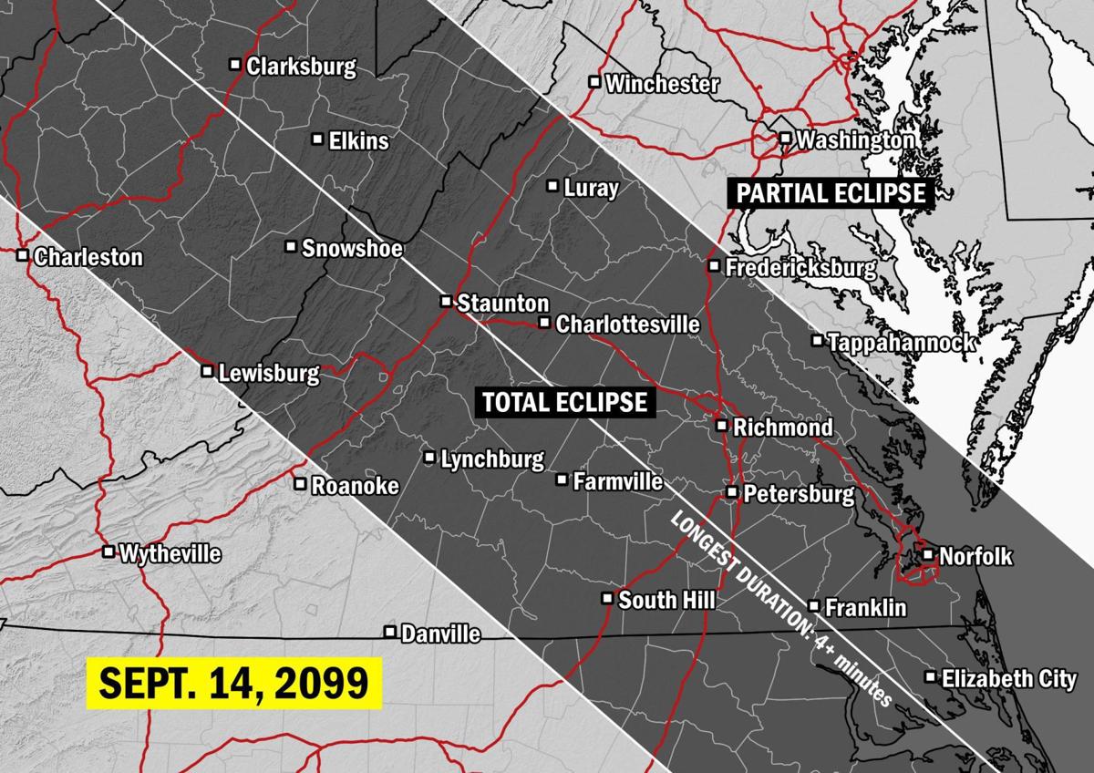 We have to wait 60 years for Virginia's next total solar eclipse