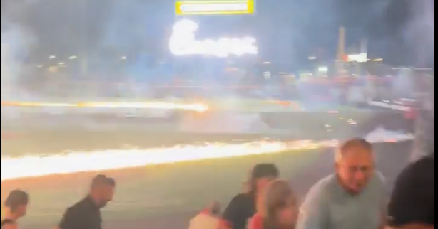 Fans describe confusion after fireworks malfunction at Flying Squirrels game