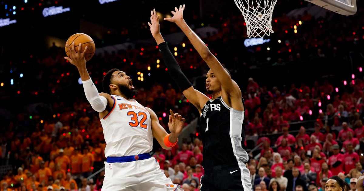 Knicks win Game 1 of NBA Finals as Brunson, Towns stifle Wembanyama, Spurs