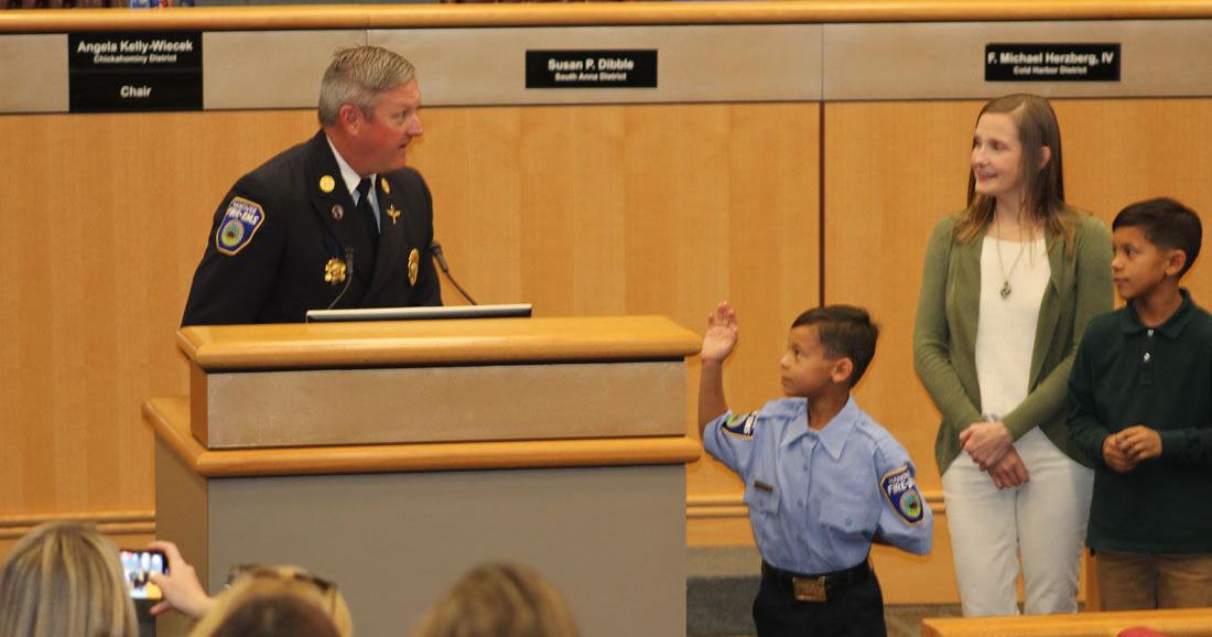 7-year-old Javi's wish of becoming a firefighter becomes a reality