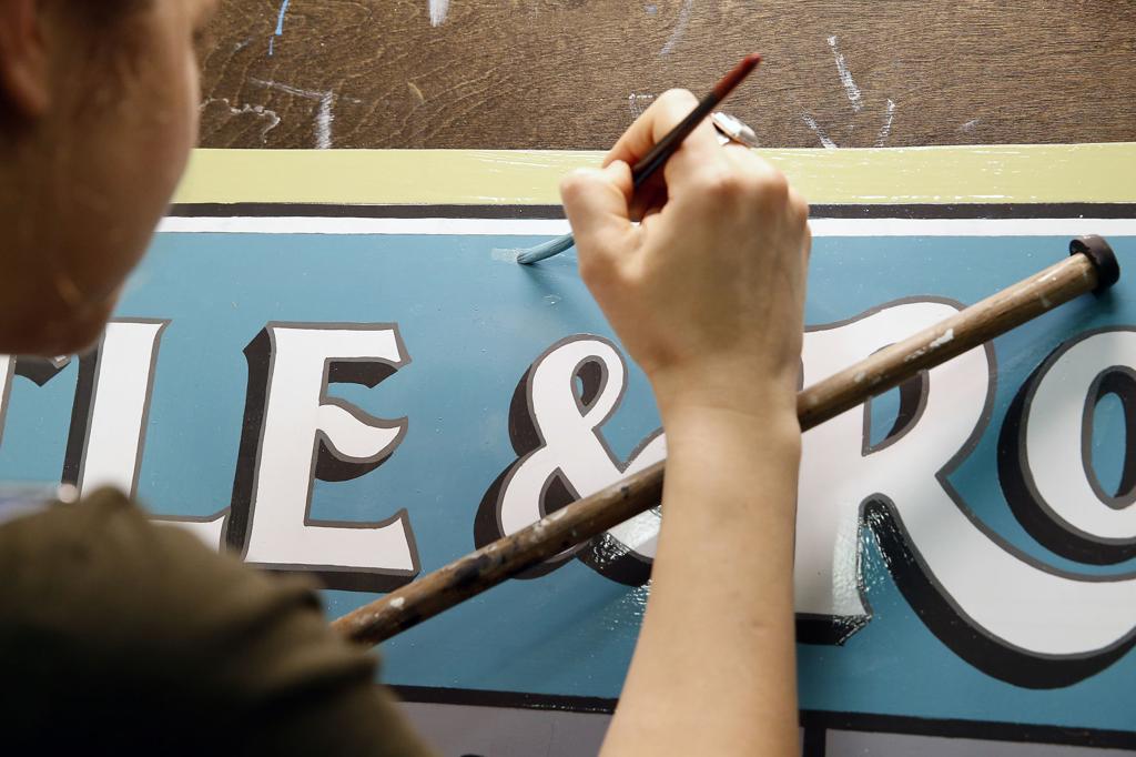 Signed With Love The Art Of Hand Painted Signs Is Shining In
