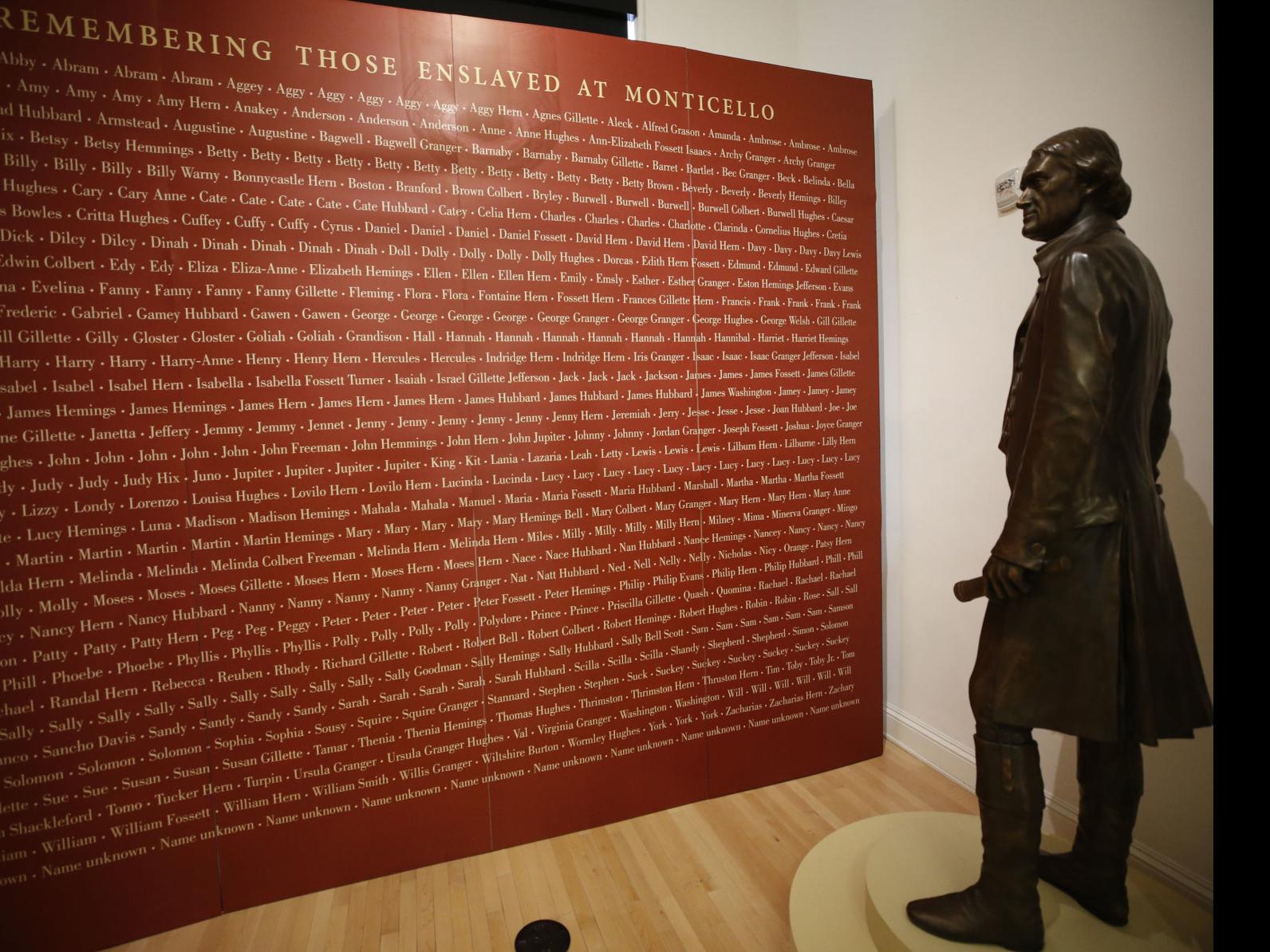 Thomas Jefferson Enslaved 607 People An Exhibit Now On View At